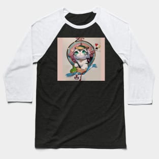 Sushi Cat Tempurrrra Baseball T-Shirt